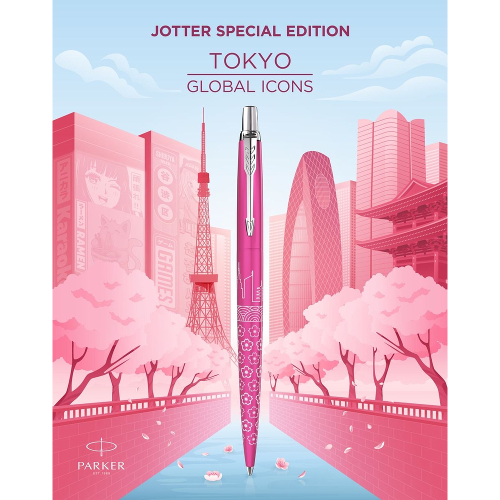 Apróhirdetés, Parker Jotter Royal gtoll Special Edition Tokyo ezüst klipsz 2198195